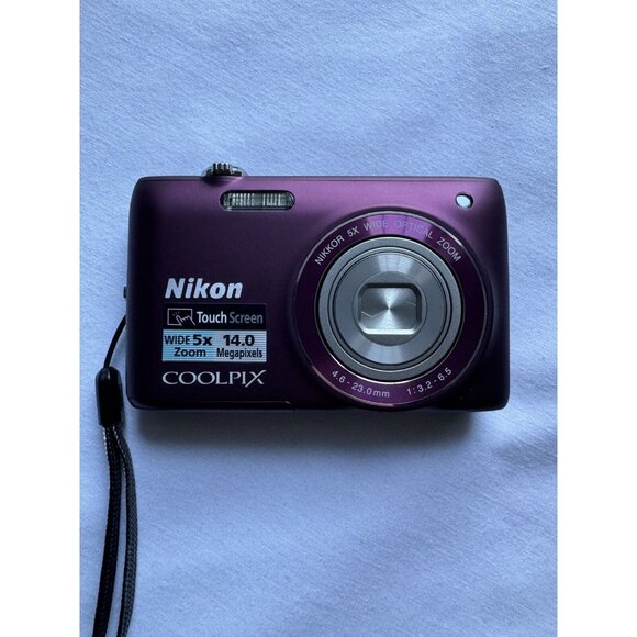 Nikon COOLPIX S3100 Digital Camera Purple 14.0MP 5x zoom - Picture 2 of 3